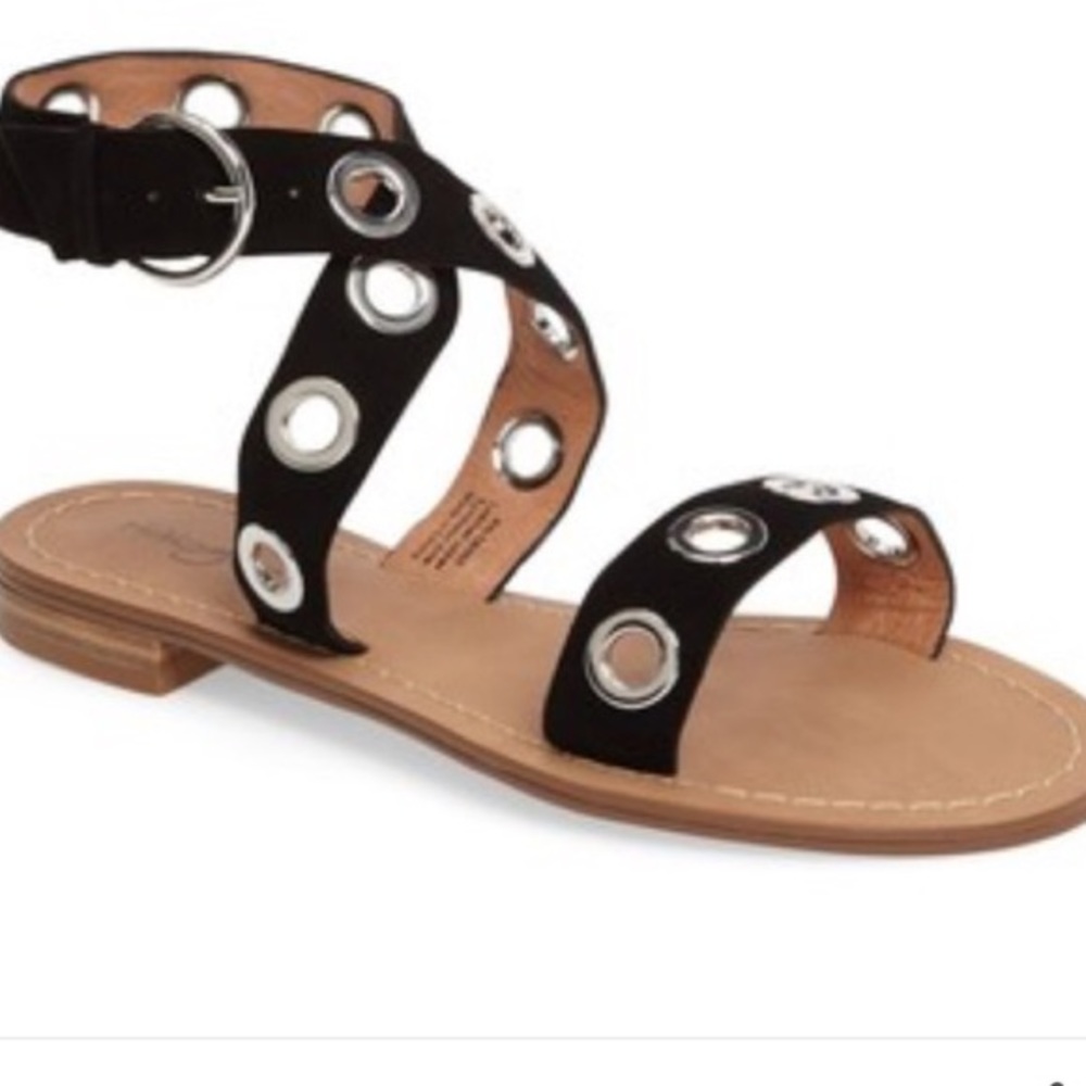 Halogen Black Sandals